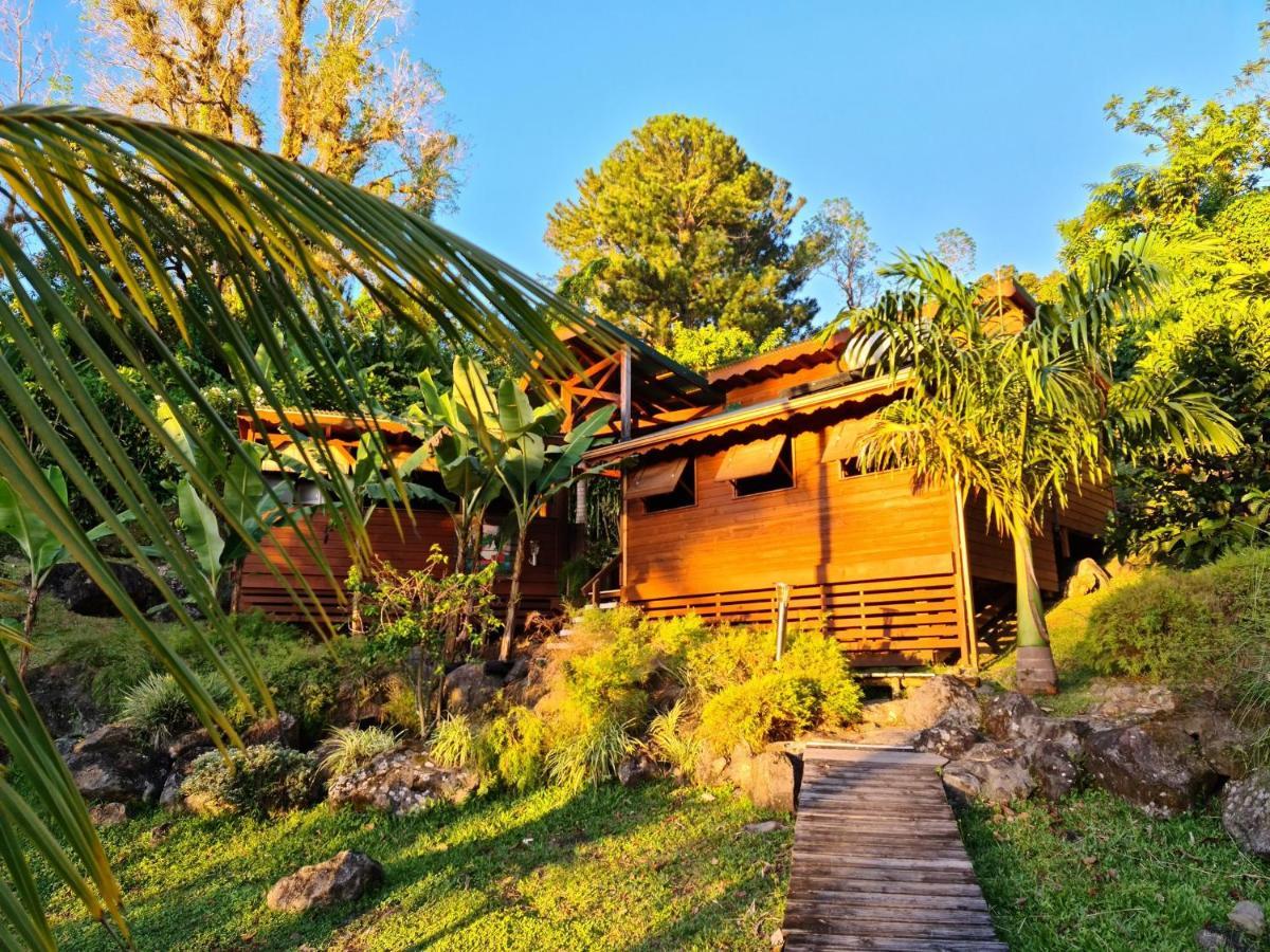 Les Bananes Vertes Ecolodges Saint-Claude Zewnętrze zdjęcie