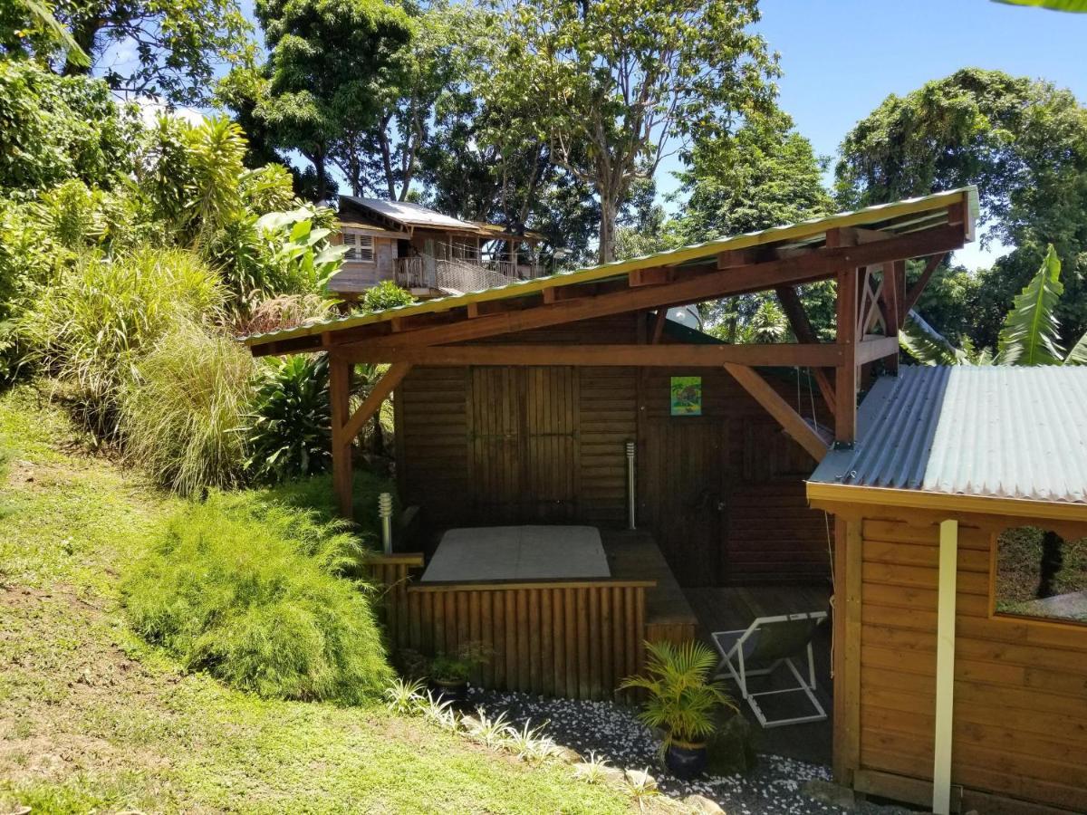 Les Bananes Vertes Ecolodges Saint-Claude Zewnętrze zdjęcie