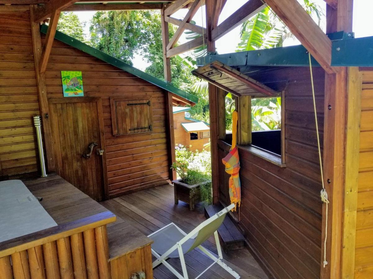 Les Bananes Vertes Ecolodges Saint-Claude Zewnętrze zdjęcie