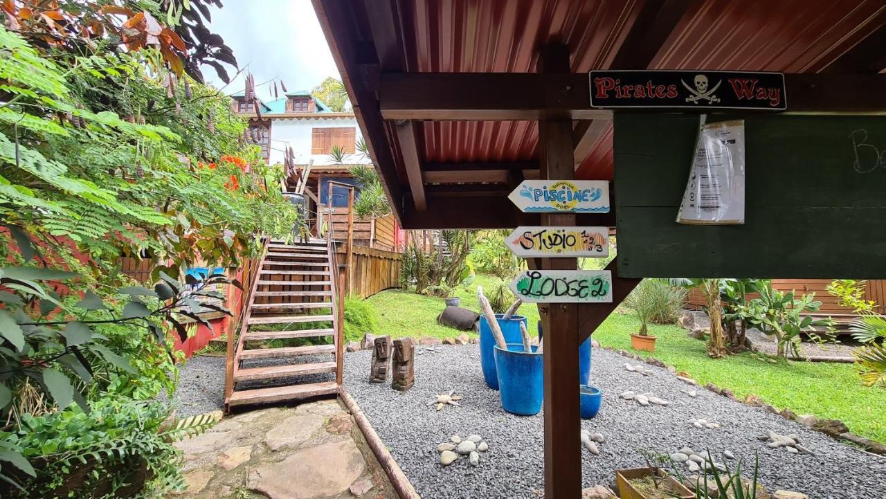 Les Bananes Vertes Ecolodges Saint-Claude Zewnętrze zdjęcie