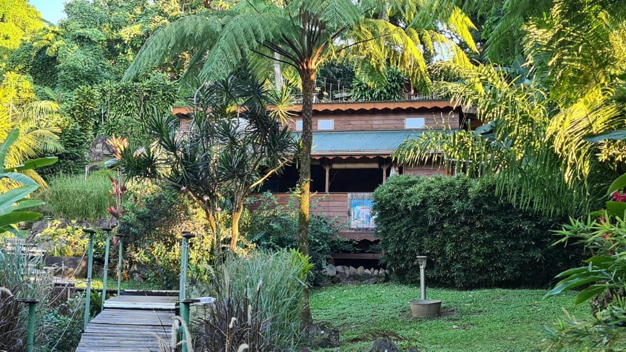 Les Bananes Vertes Ecolodges Saint-Claude Zewnętrze zdjęcie