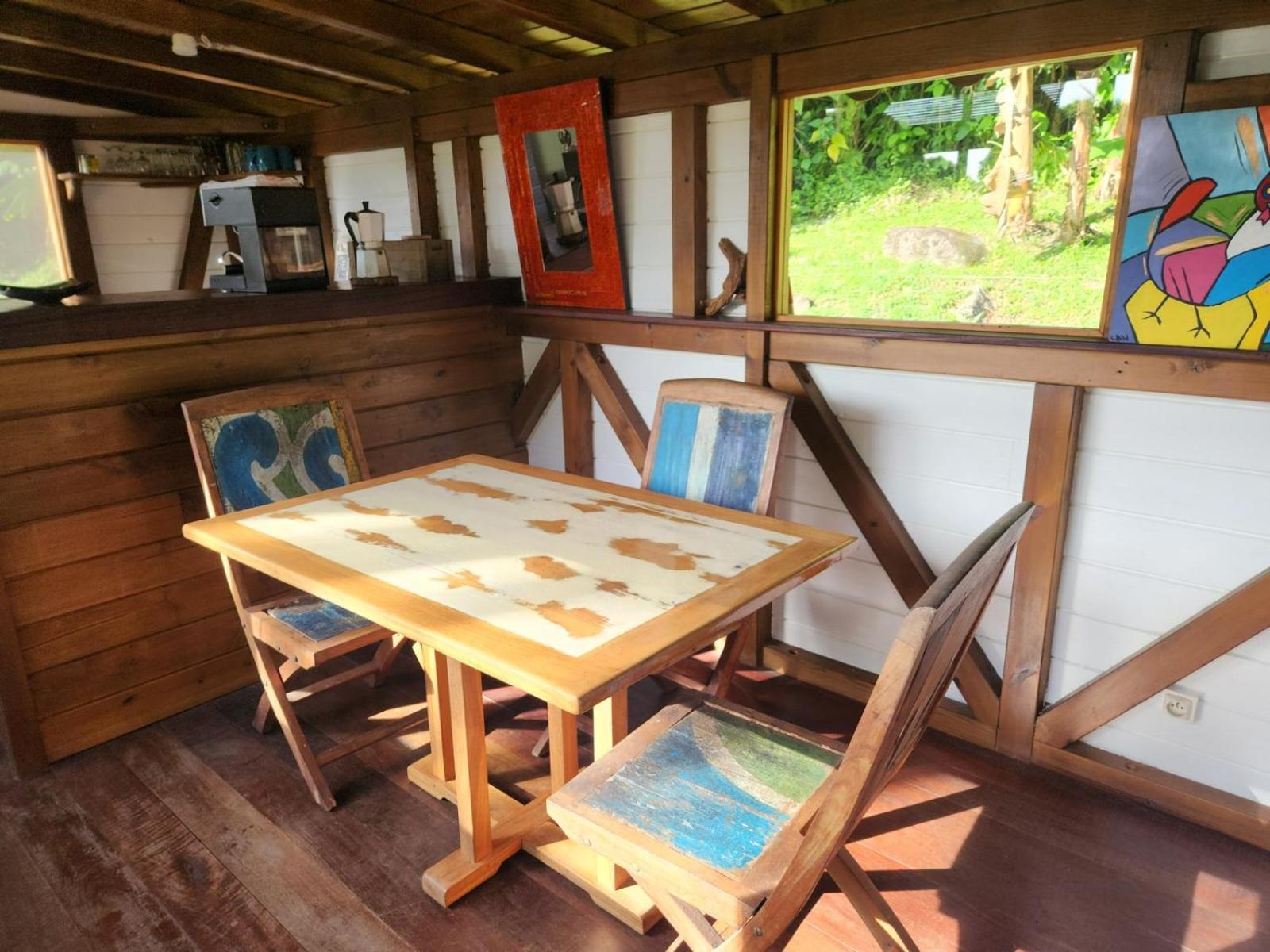 Les Bananes Vertes Ecolodges Saint-Claude Zewnętrze zdjęcie
