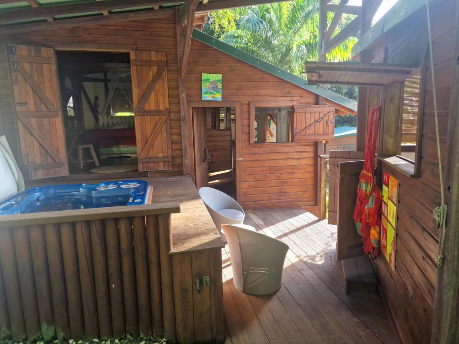 Les Bananes Vertes Ecolodges Saint-Claude Zewnętrze zdjęcie